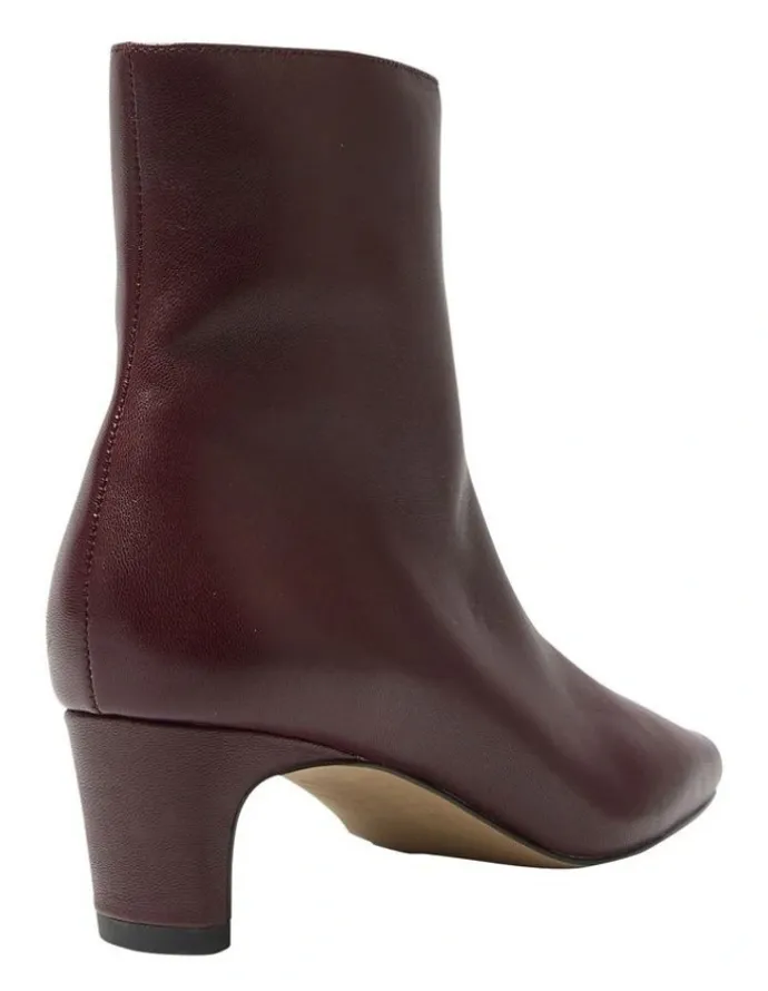 Sandler Seattle Boots in Wine Leather
