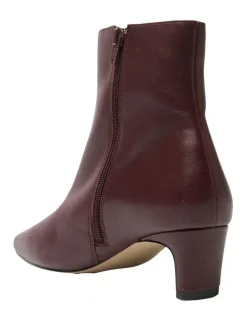 Sandler Seattle Boots in Wine Leather