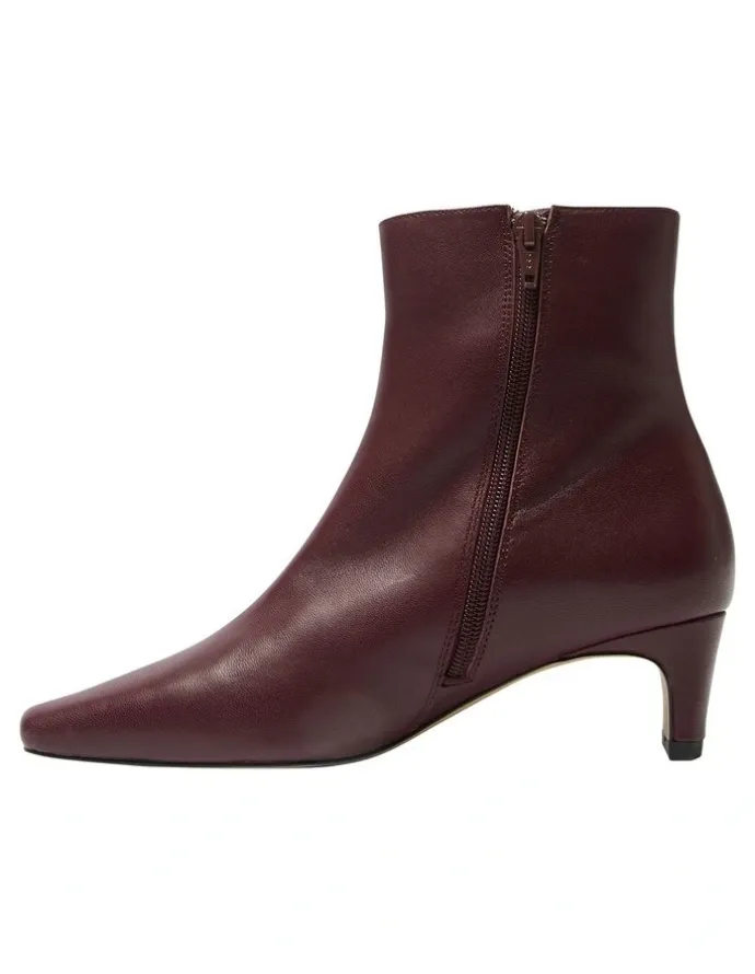Sandler Seattle Boots in Wine Leather