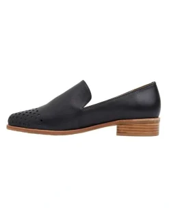 Sandler Shade Flat Shoes in Black Multi Leather
