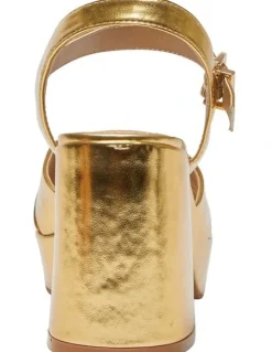Sandler Sienna Sandals in Gold Metallic