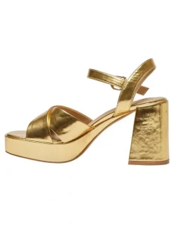 Sandler Sienna Sandals in Gold Metallic
