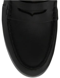 Sandler Spartan Loafers in Black Leather