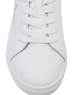 Sandler Stark Sneakers in White /Taupe Leather