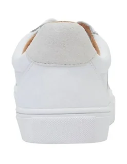 Sandler Stark Sneakers in White /Taupe Leather