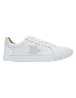 Sandler Stark Sneakers in White /Taupe Leather