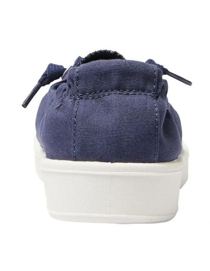 Sandler Switch Sneakers in Navy Canvas