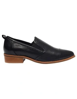 Sandler Tactic Flat Shoes Black Leather