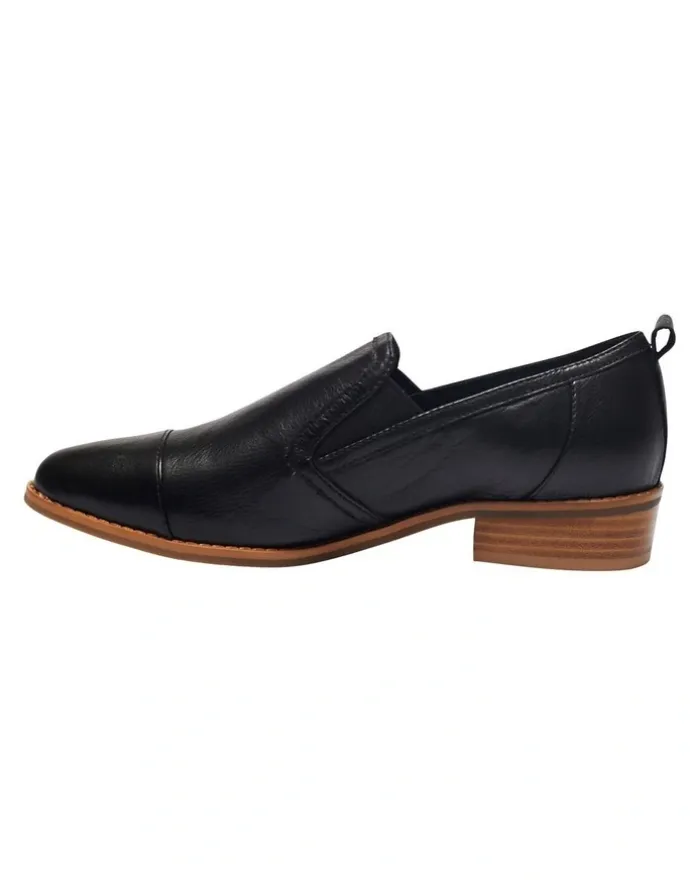 Sandler Tactic Flat Shoes Black Leather