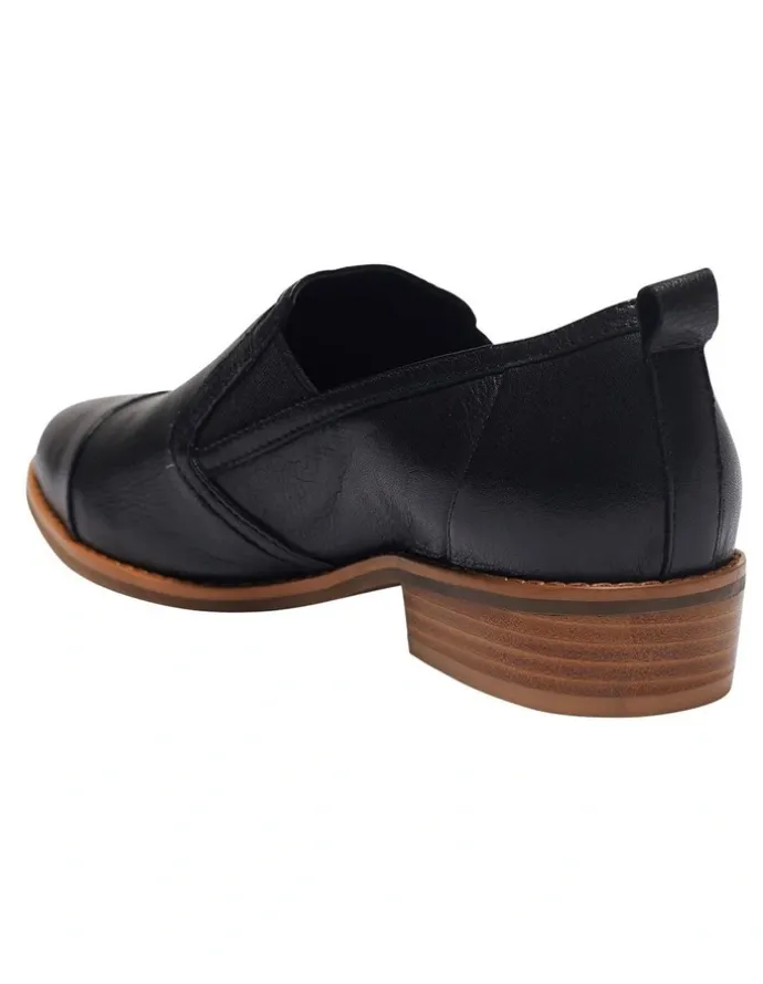 Sandler Tactic Flat Shoes Black Leather