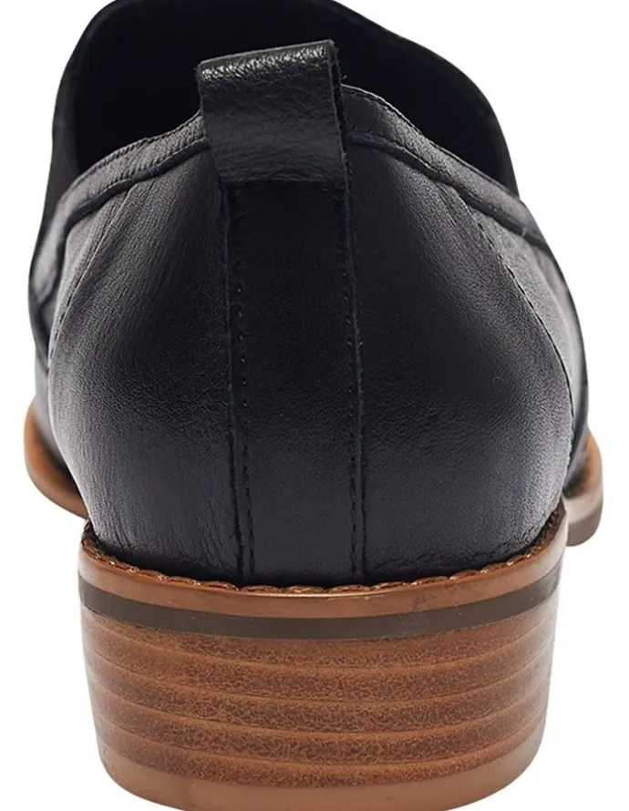 Sandler Tactic Flat Shoes Black Leather