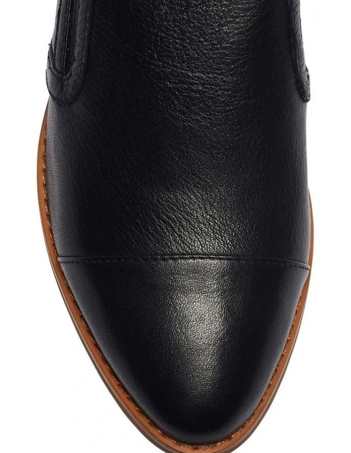 Sandler Tactic Flat Shoes Black Leather