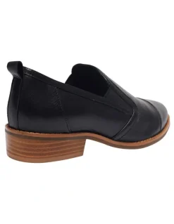 Sandler Tactic Flat Shoes Black Leather