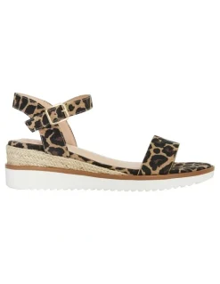 Sandler Verona Sandals in Animal Fabric