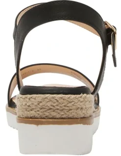 Sandler Verona Sandals in Black Smooth