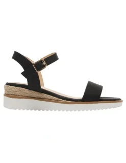 Sandler Verona Sandals in Black Smooth