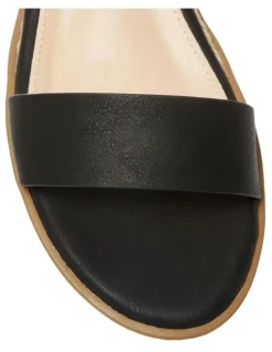 Sandler Verona Sandals in Black Smooth