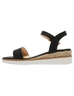 Sandler Verona Sandals in Black Smooth