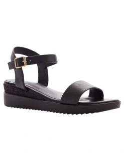 Sandler Verona Sandals in Black on Black