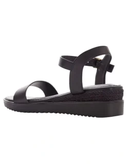 Sandler Verona Sandals in Black on Black