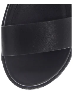 Sandler Warner Sandals in Black on Black