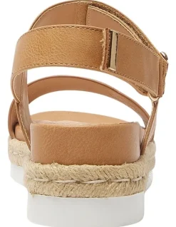Sandler Warner Sandals in Camel Smooth