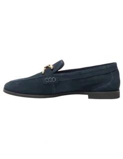 Sandler Zanna Loafers in Navy Suede