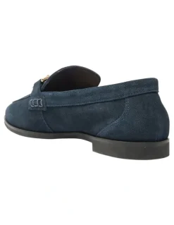 Sandler Zanna Loafers in Navy Suede