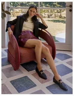 Sandler Zanna Loafers in Black Leather