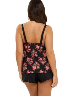 Sans Complexe Oriane Microfibre Pyjama Camisole With Lace in Black