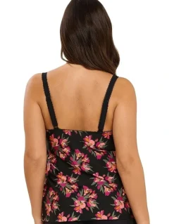 Sans Complexe Oriane Microfibre Pyjama Camisole With Lace in Black