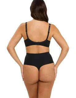 Sans Complexe Perfect Touch High Waist Shaping Thong in Black