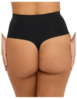 Sans Complexe Perfect Touch High Waist Shaping Thong in Black