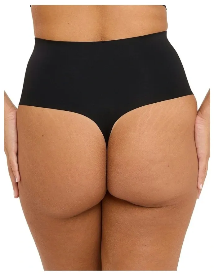 Sans Complexe Perfect Touch High Waist Shaping Thong in Black