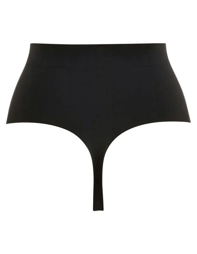 Sans Complexe Perfect Touch High Waist Shaping Thong in Black