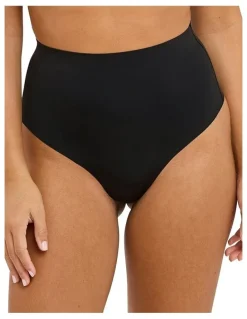 Sans Complexe Perfect Touch High Waist Shaping Thong in Black