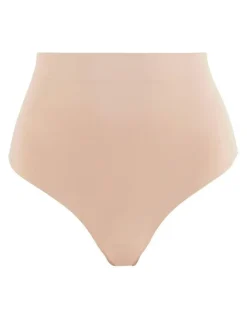 Sans Complexe Perfect Touch High Waist Shaping Thong in Beige