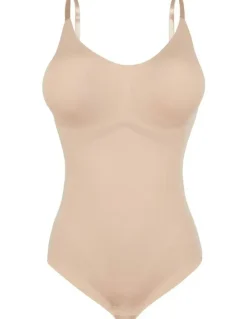 Sans Complexe Pure Invisibility Light Shaping Bodysuit With Padded Cups in Blush