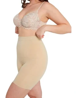 Sans Complexe Slimmers High Waist Tummy & Thigh Shaper Short in Skin
