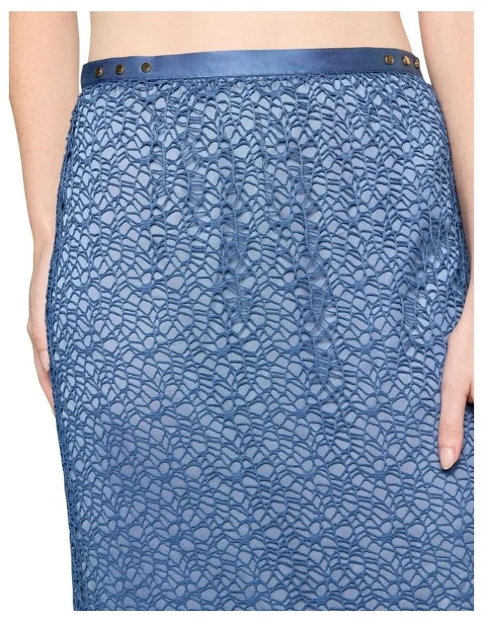 Sass & Bide Meret Skirt in Indigo