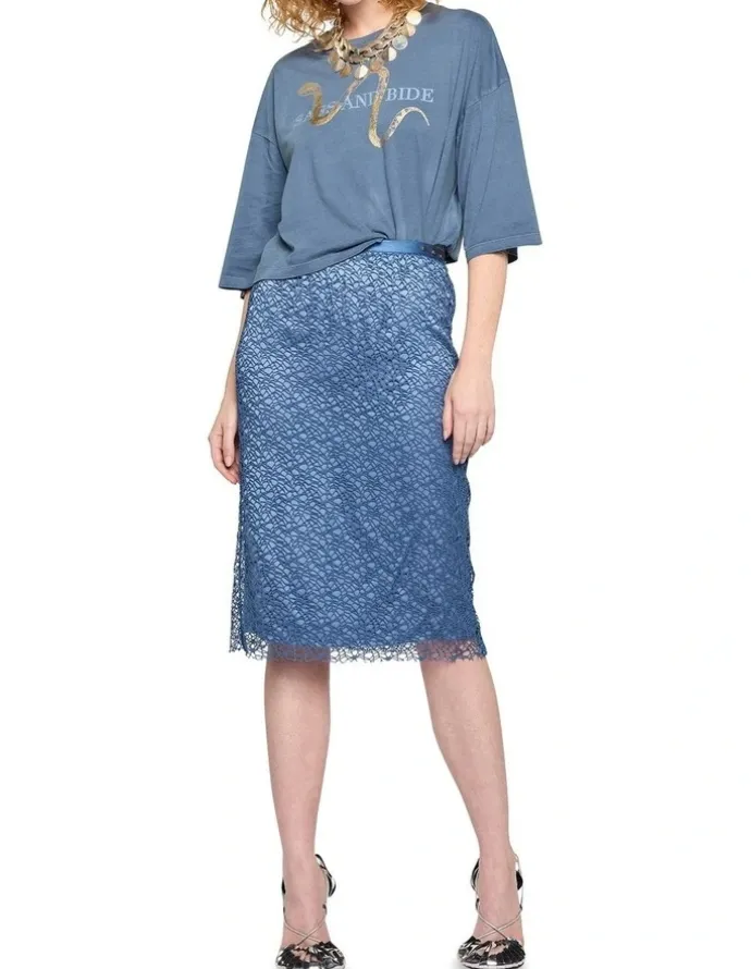 Sass & Bide Meret Skirt in Indigo