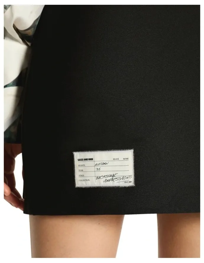 Sass & Bide Solene Skirt in Black
