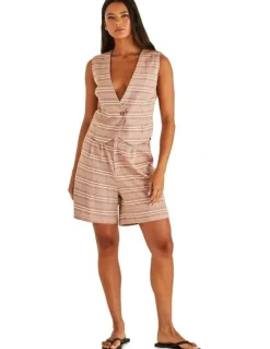 Sass Lea Short in Terracotta Stripe