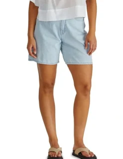 Sass Sabine Denim Shorts in Blue