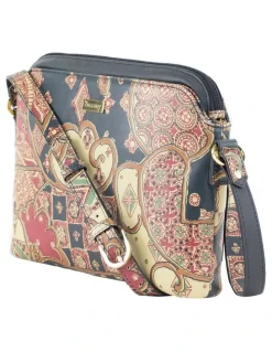 Scala Germain Tuscany Zip Top Crossbody Bag