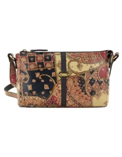Scala SCB012 Laney Tuscany Zip Top Crossbody Bag