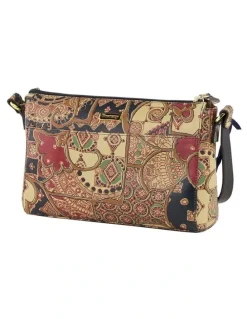 Scala SCB012 Laney Tuscany Zip Top Crossbody Bag