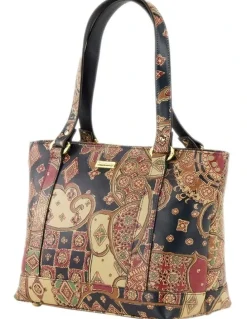 Scala SCB007 Toni Tuscany Zip Top Tote Bag