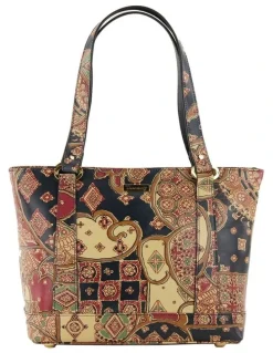 Scala SCB007 Toni Tuscany Zip Top Tote Bag