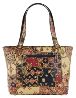 Scala SCB007 Toni Tuscany Zip Top Tote Bag